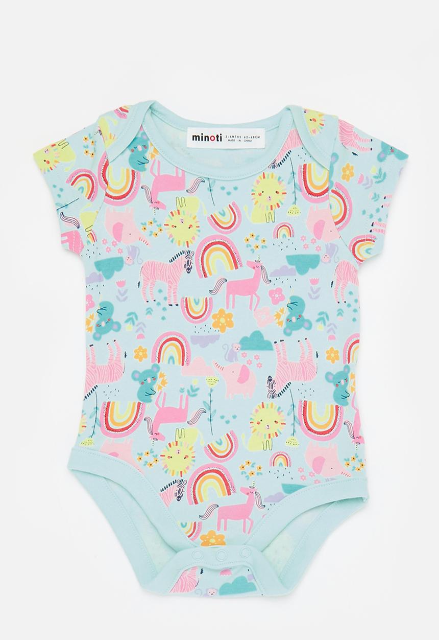 MINOTI - 2 pack bodysuit - turquoise