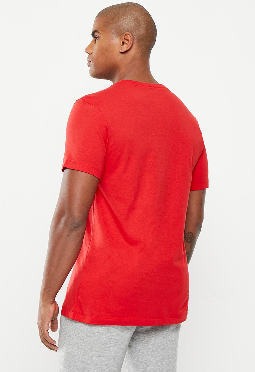 Nike - Nsw tee good chest swsh fs - university red/black
