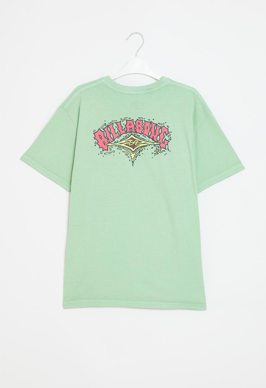 Billabong  - Boys throwback arch short sleeve tee - powder blue