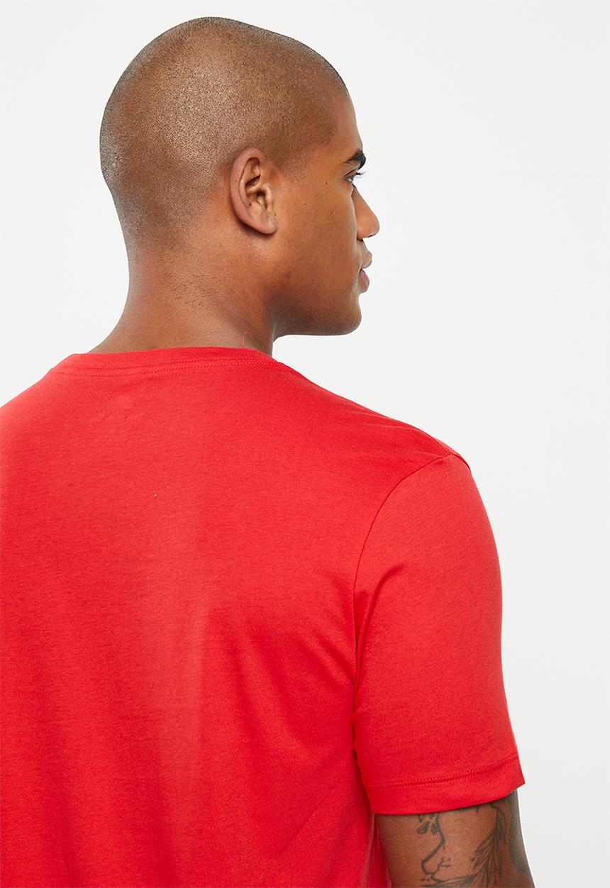 Nike - Nsw tee icon ft frnch fs - university red/white