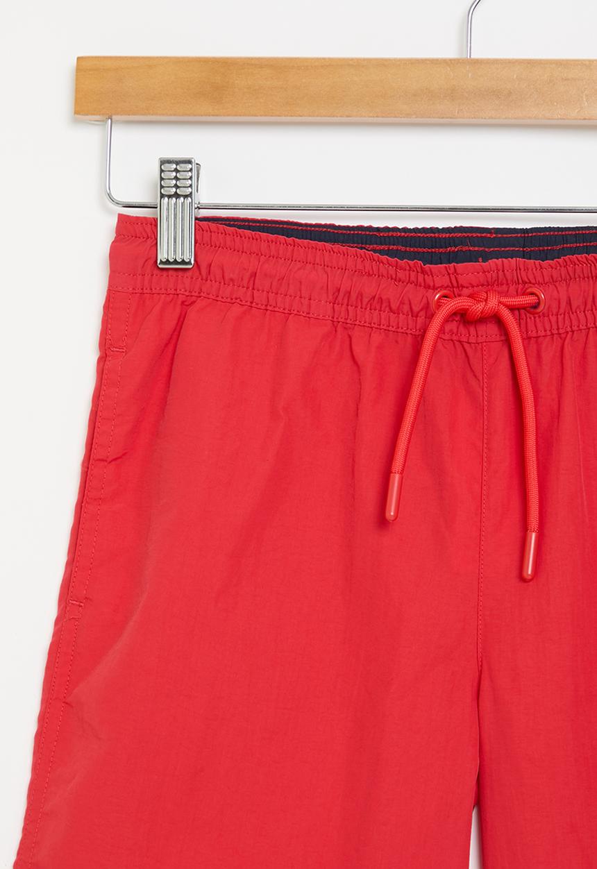 POLO - Boys active short - red