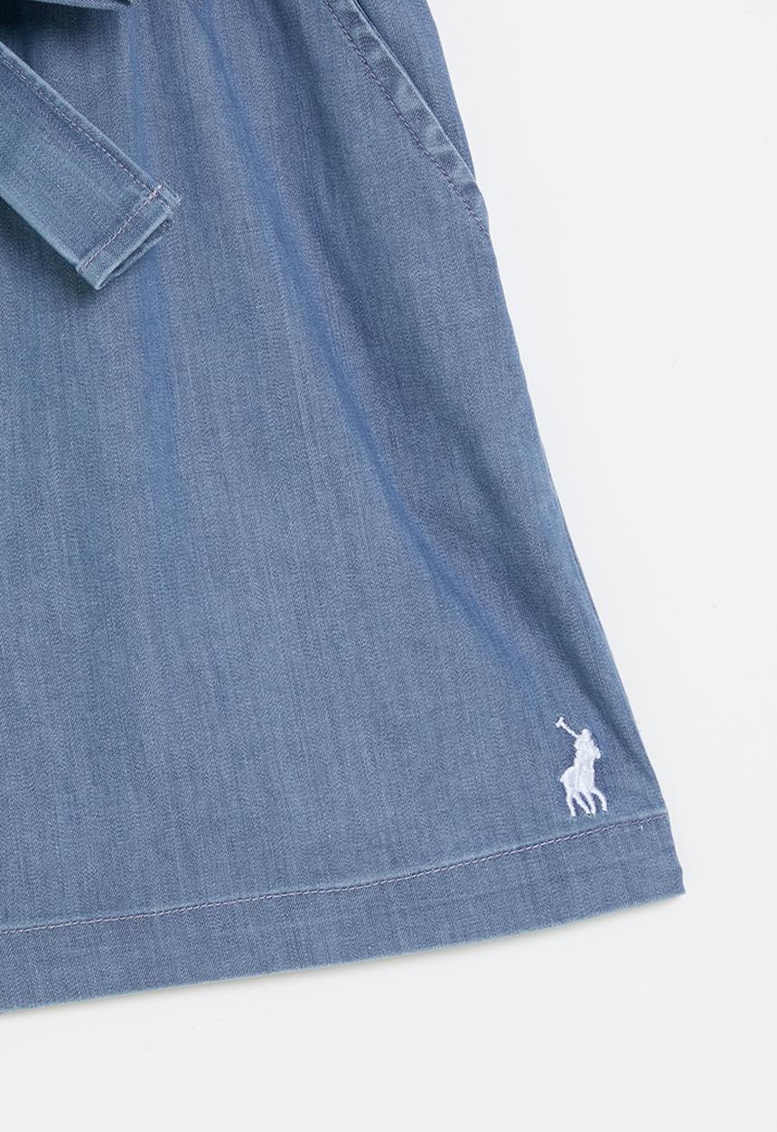 POLO - Girls pjc paper bag short - medium wash