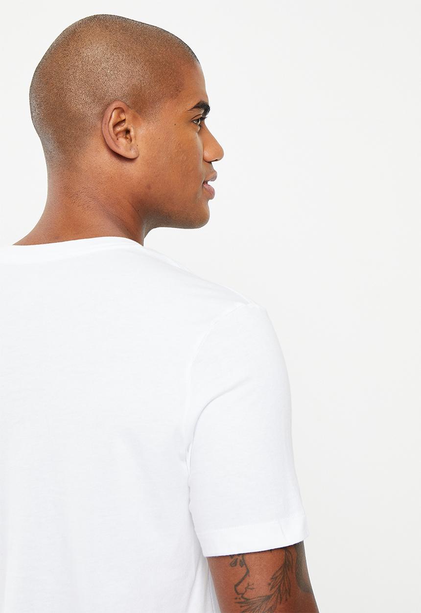 Nike - Nsw tee good chest swsh fs - white/black
