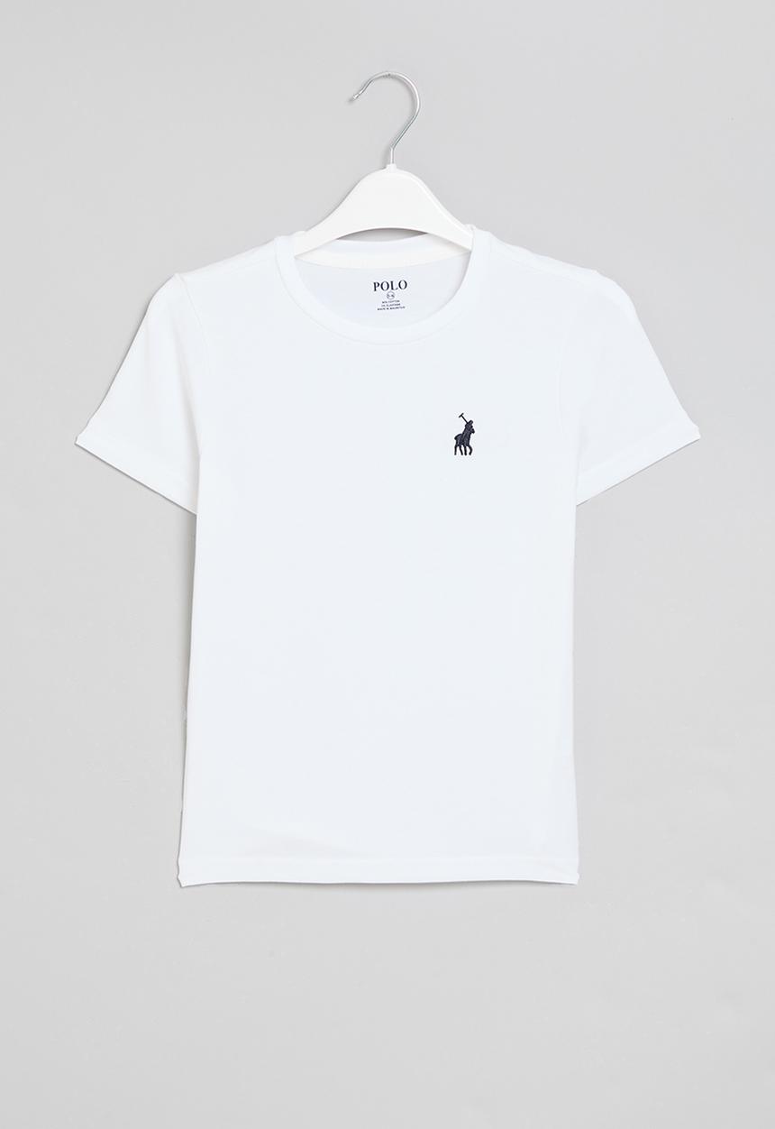 POLO - Gilrs kelly short sleeve tee - white