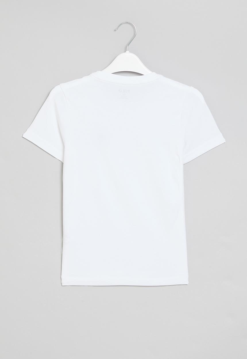 POLO - Gilrs kelly short sleeve tee - white