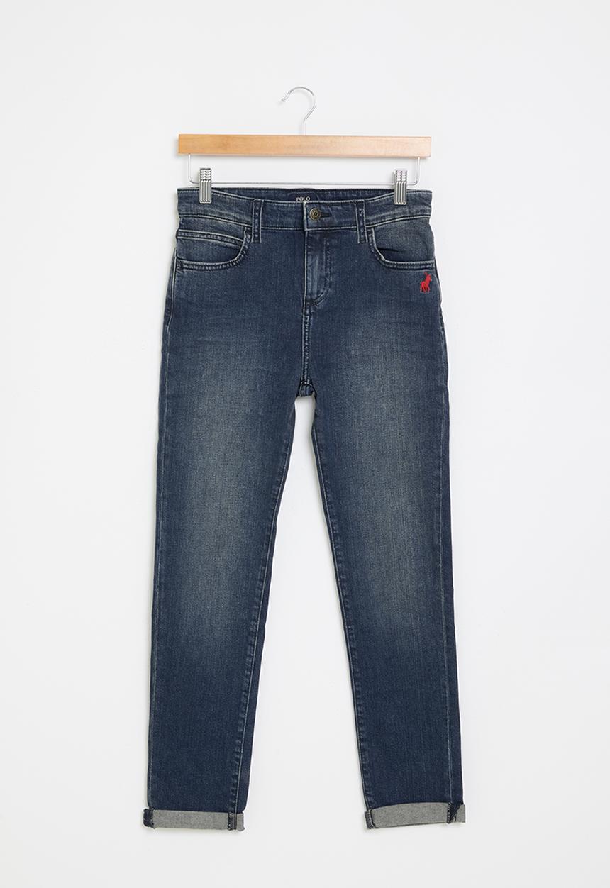 POLO - Boys jayden slim fit jean - stone wash