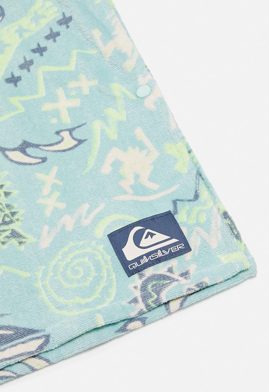 Quiksilver - Hoodie towel - pastel turquoise 