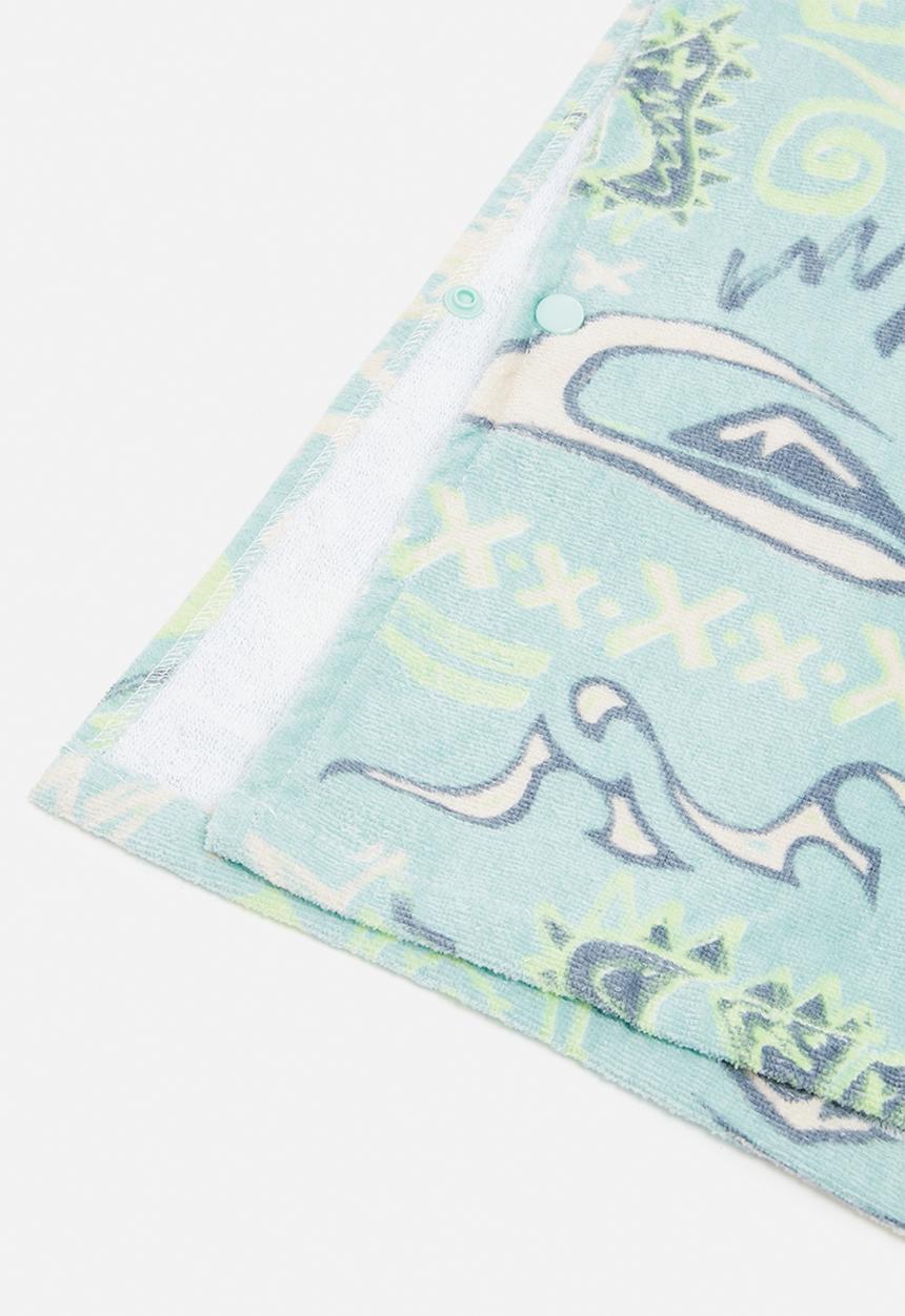 Quiksilver - Hoodie towel - pastel turquoise 