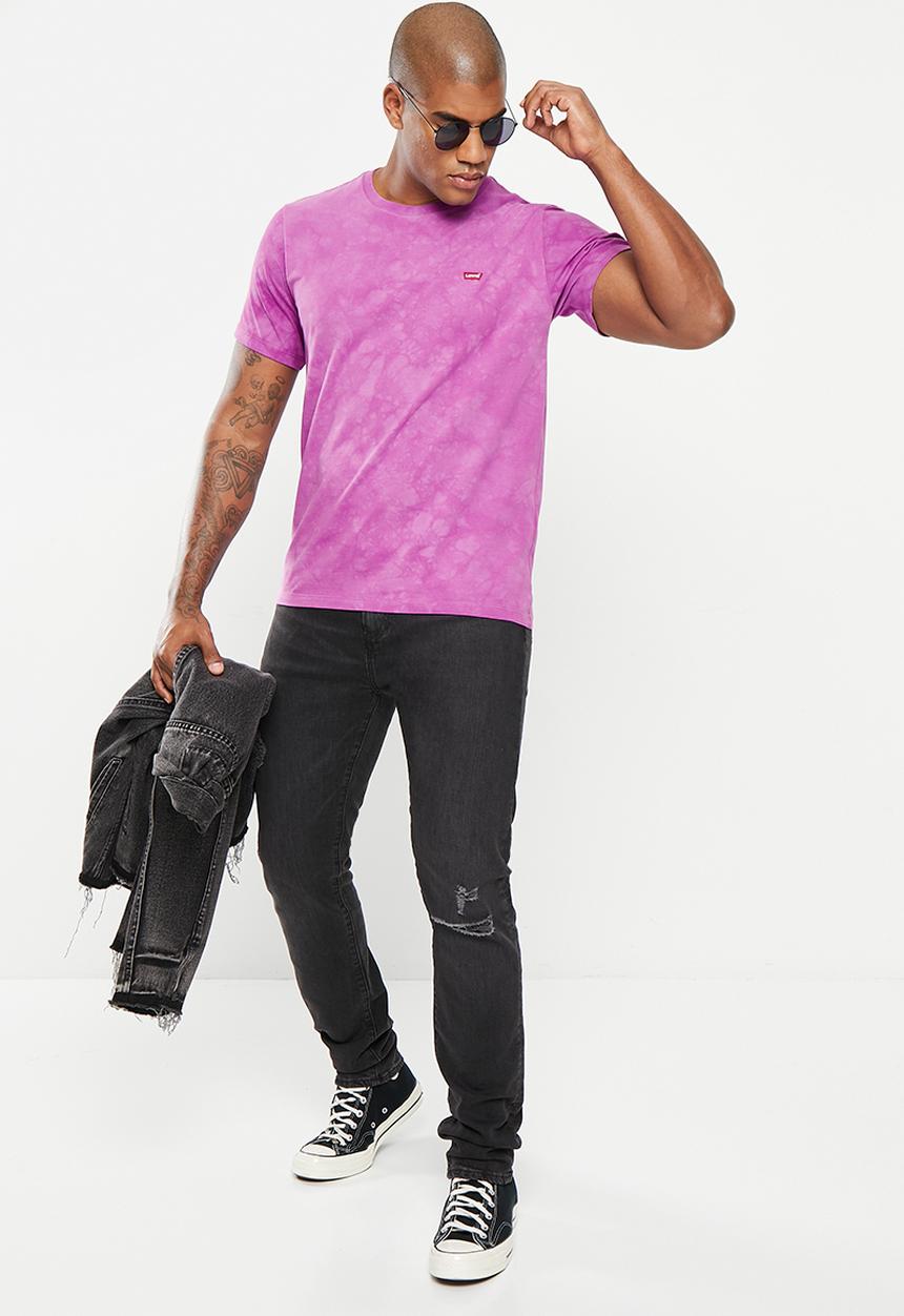 Levi’s® - Short sleeve original hm tee - allover finish iris orchid