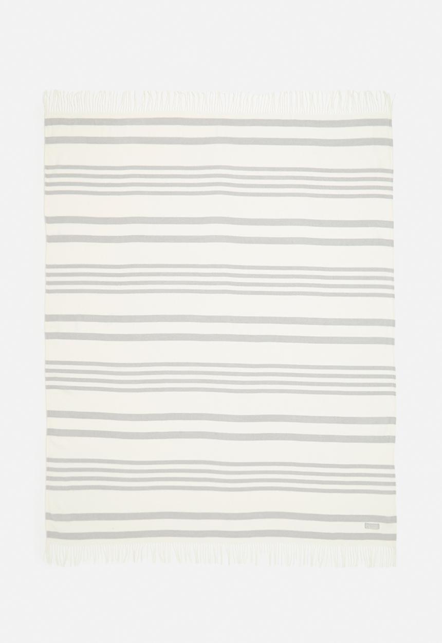 Aranda Blankets - Melody college throw - wilddove & natural