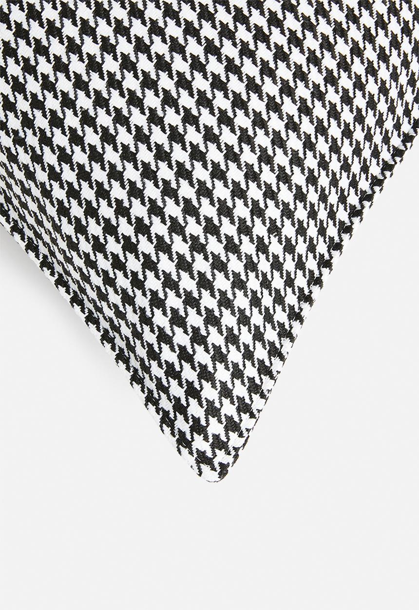 Hertex Haus - Conna cushion cover - black & white 