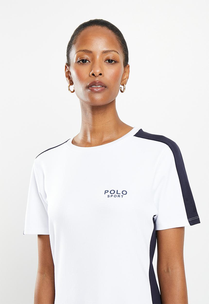 POLO - Skylar paneled ms dress - ecru