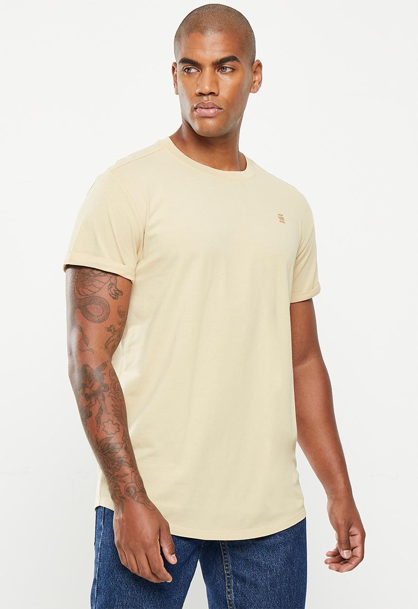 G-STAR - Lash r t short sleeve compact jersey o - light yellow