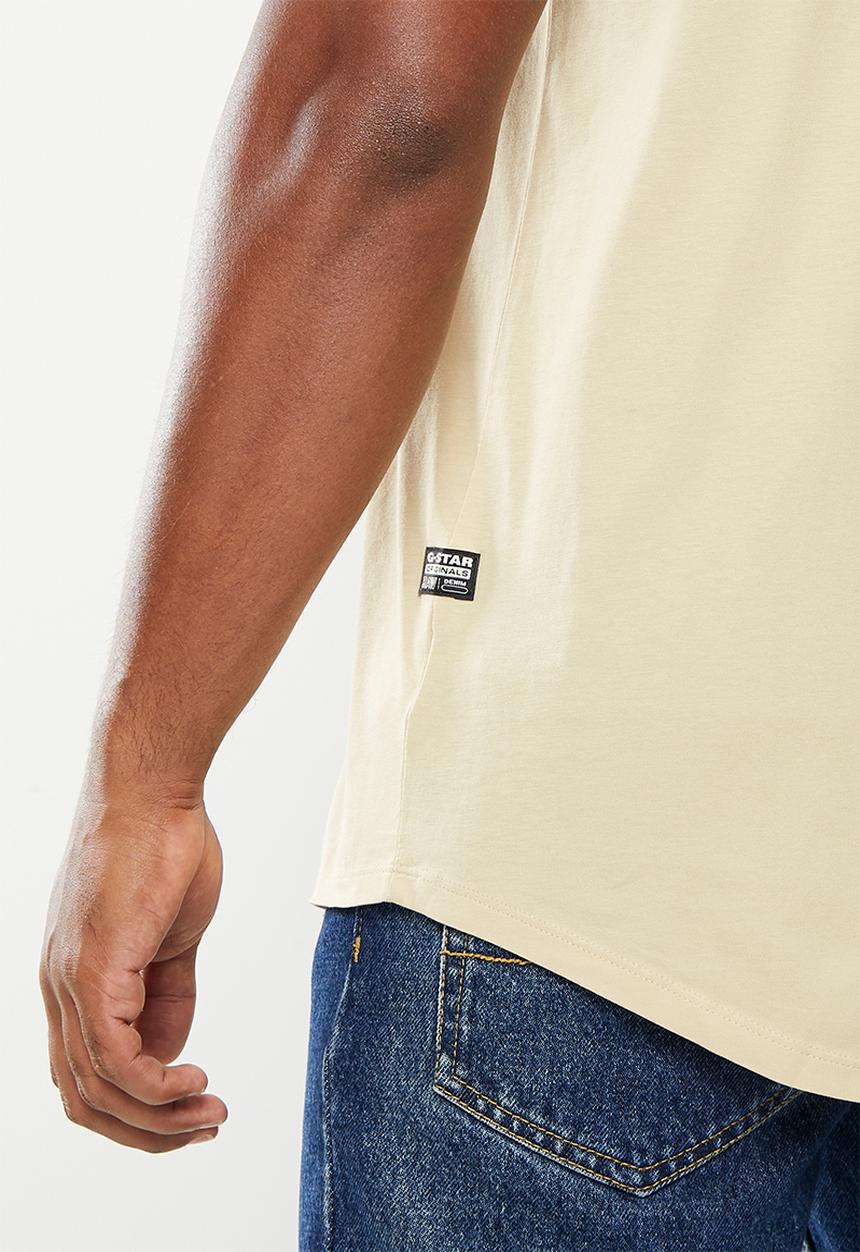 G-STAR - Lash r t short sleeve compact jersey o - light yellow