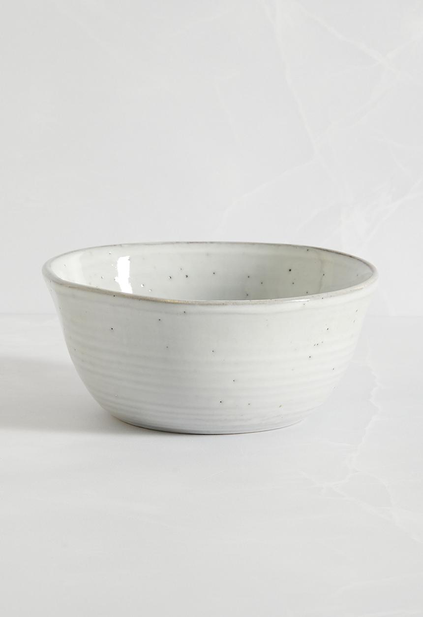 Sixth Floor - Dripple cereal bowl of 4 - grey