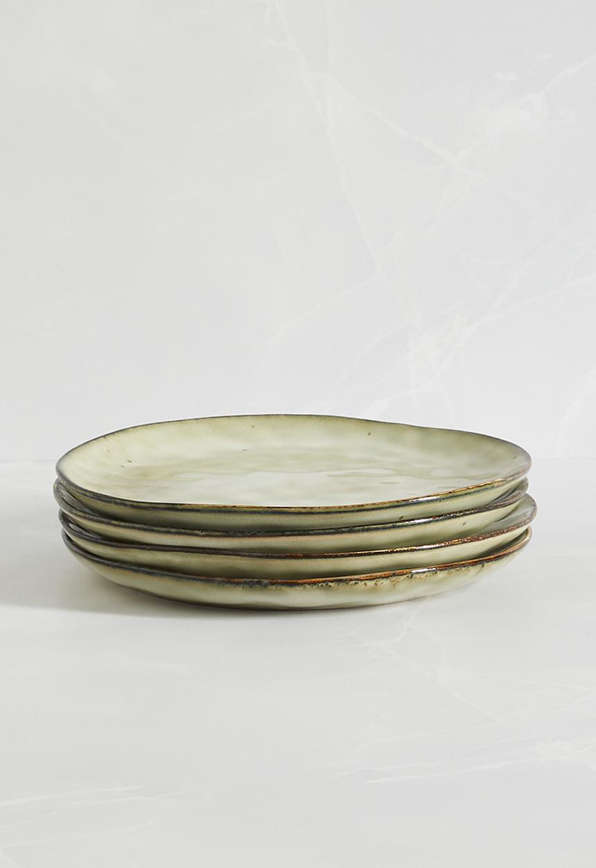 Sixth Floor - Jenin side plate set of 4 - moody