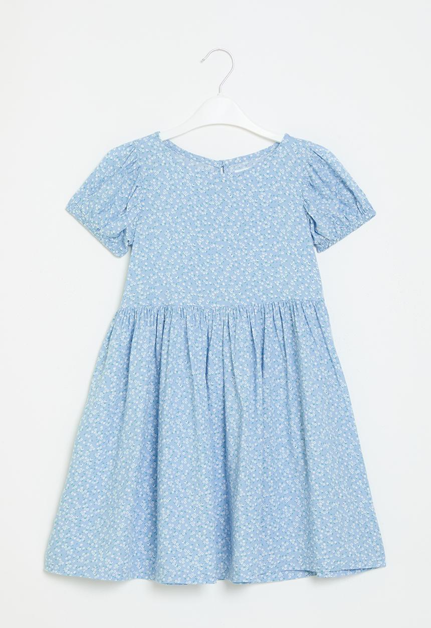 MINOTI - Girls viscose dress - blue