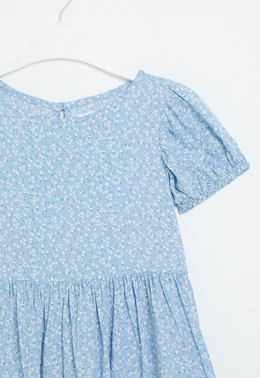 MINOTI - Girls viscose dress - blue