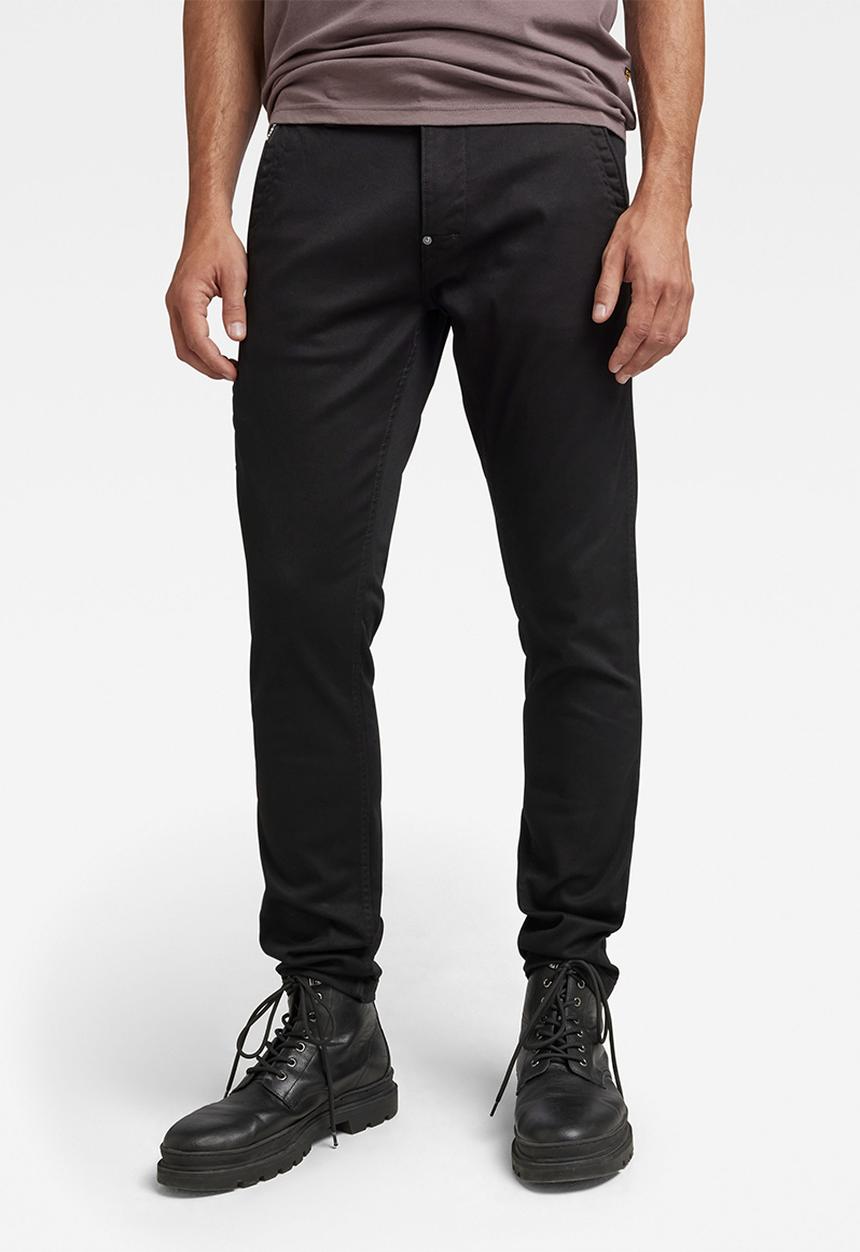 G-STAR - Skinny Chino 2.0 bracket superstretch twill - dk black