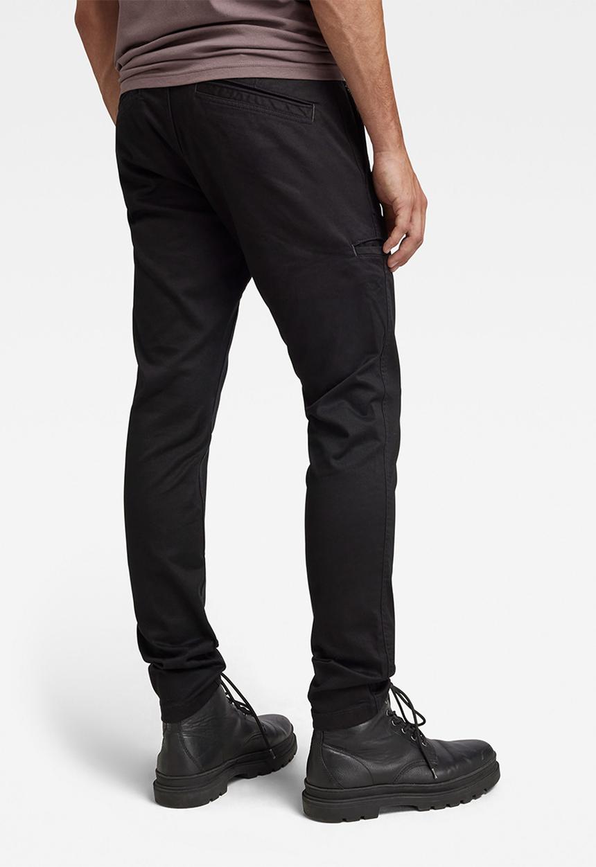 G-STAR - Skinny Chino 2.0 bracket superstretch twill - dk black