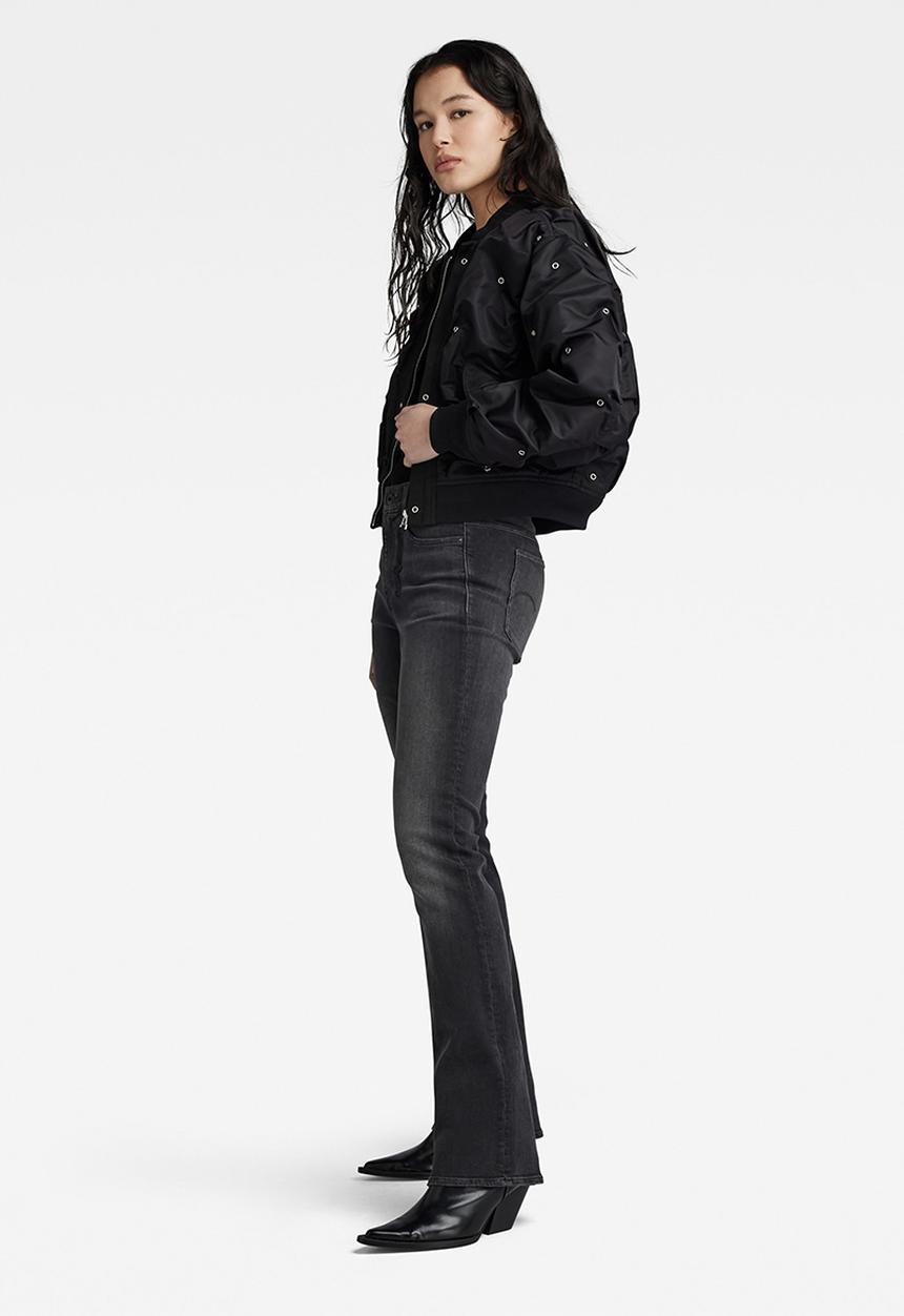 G-STAR - Noxer bootcut wmn - worn in black moon
