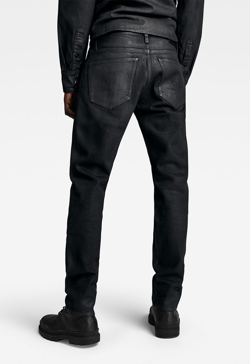 G-STAR - 3301 Slim nero black stretch denim - magma cobler