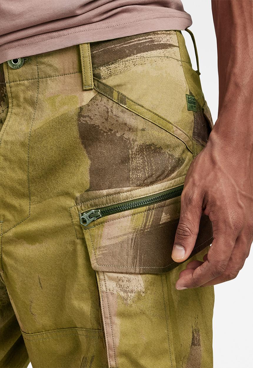 G-STAR - Rovic zip relaxed 1\2 - safari watercolor camo