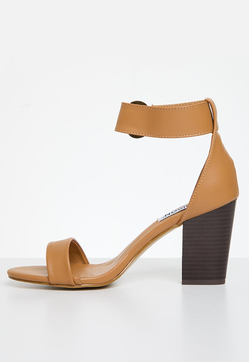 Madison® - Allan 2 ankle strap block heel sandal - light tan