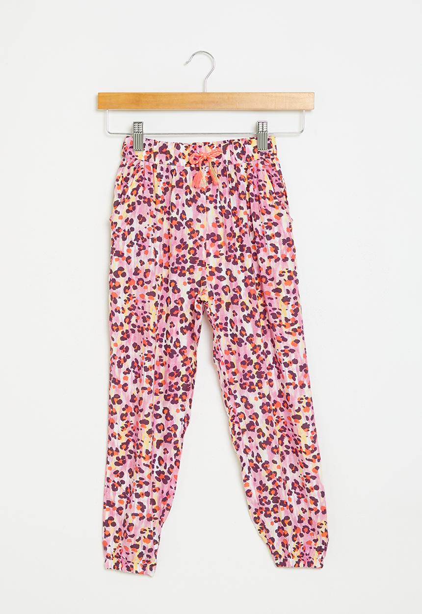 MINOTI - Viscose harem pant - pink