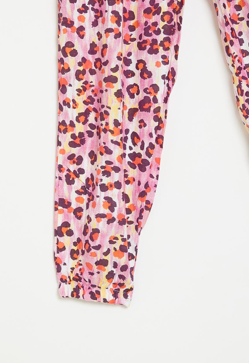 MINOTI - Viscose harem pant - pink