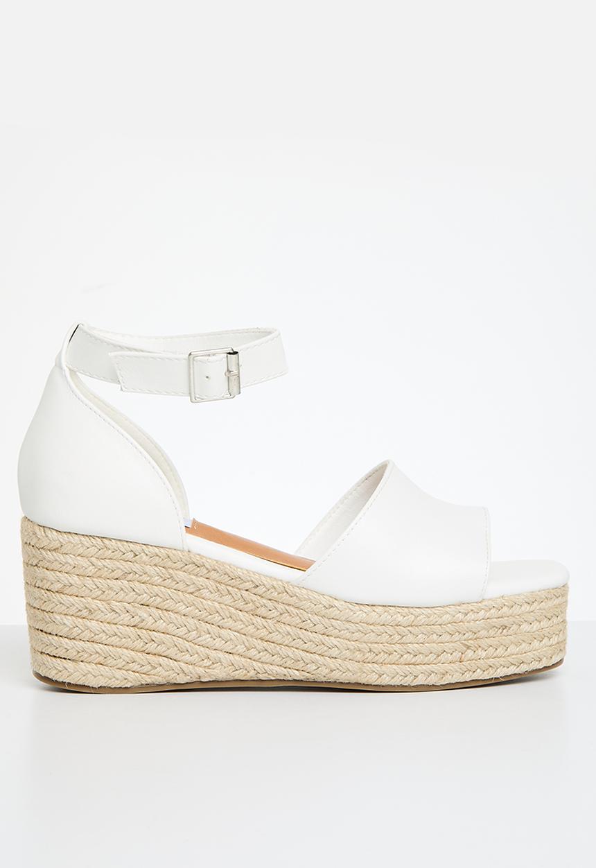 Madison® - Cameron espadrille sandal - white