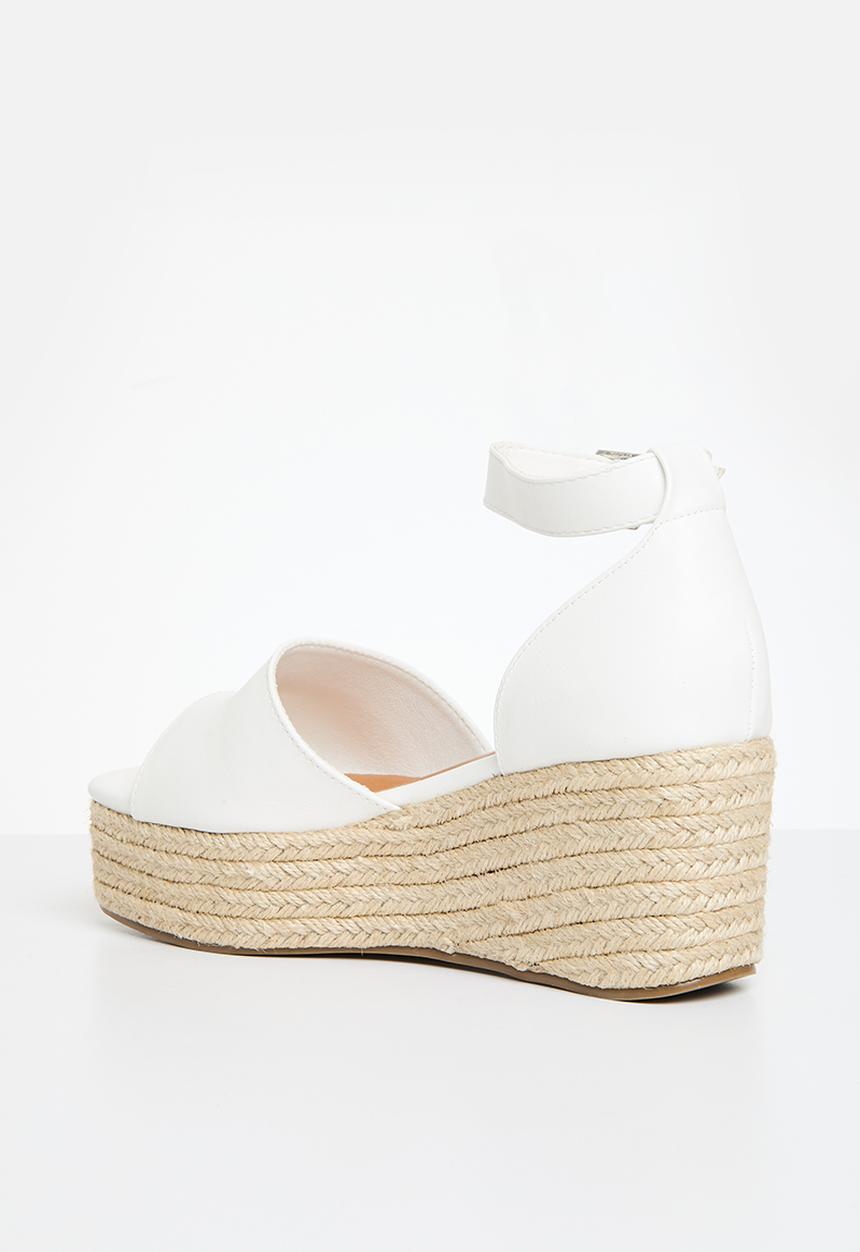 Madison® - Cameron espadrille sandal - white