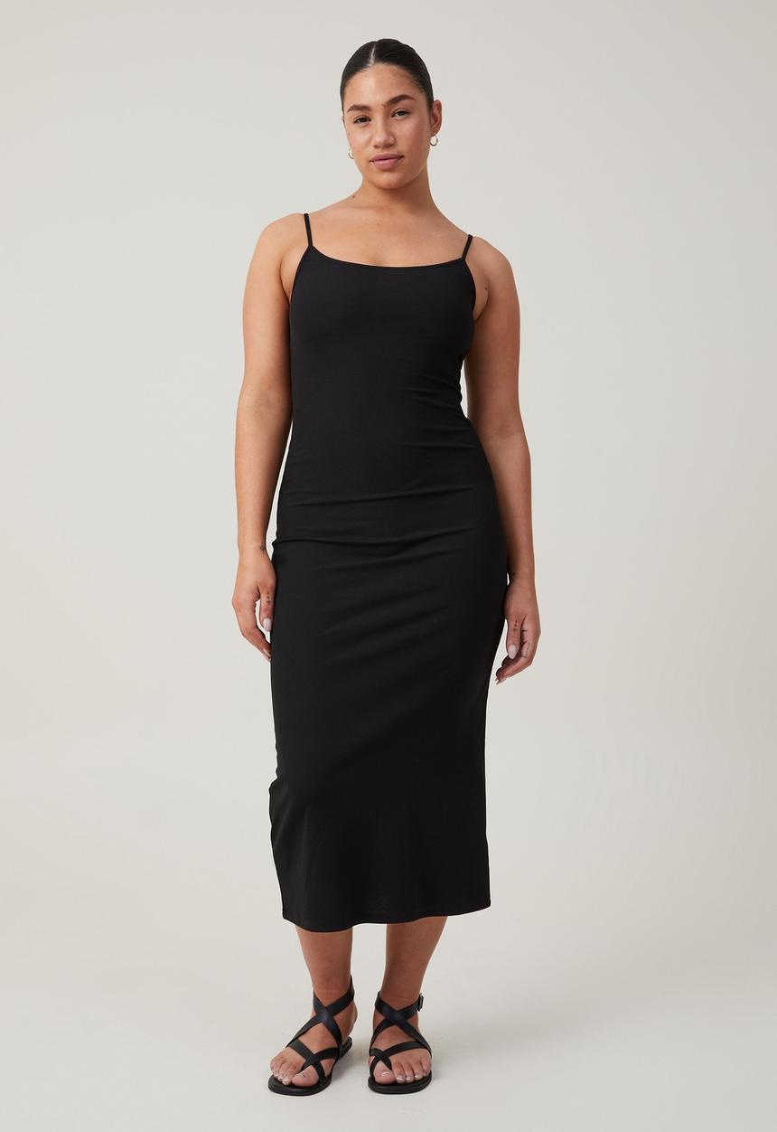 Cotton On - Olivia maxi dress - black