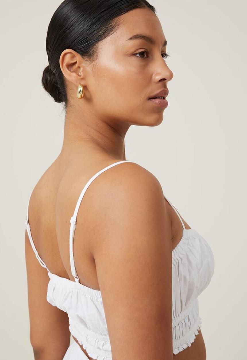 Cotton On - Haven bralette - white