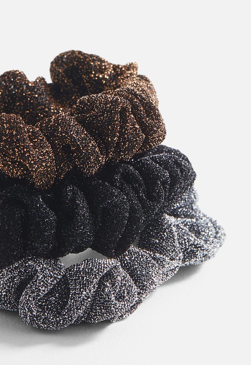 MANGO - Hair tie latina - black
