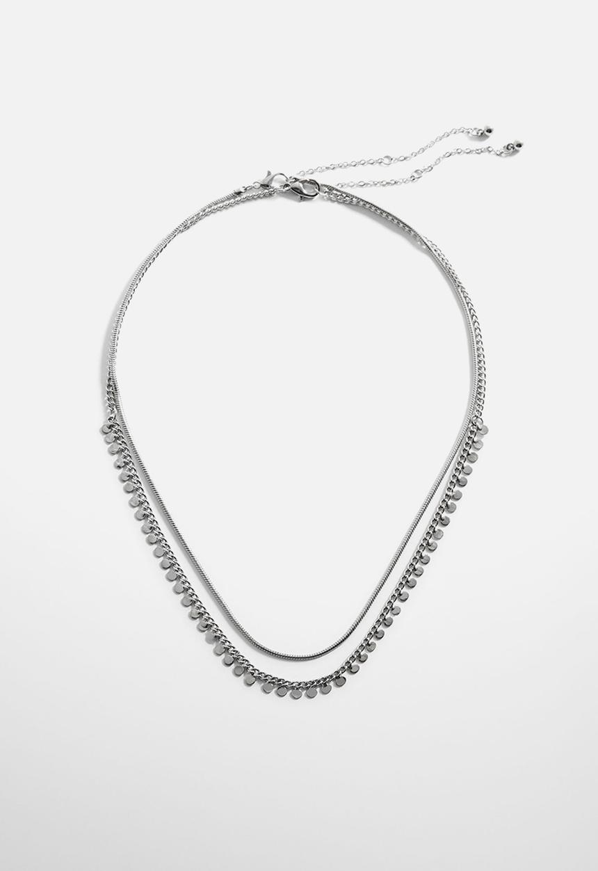 MANGO - Necklace goya - silver