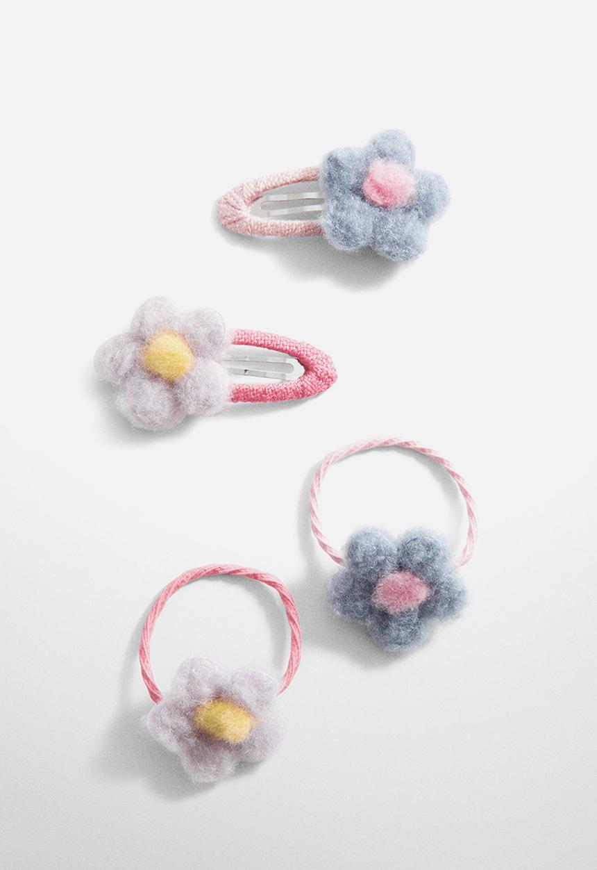 MANGO - Hairclip margas - pastel pink