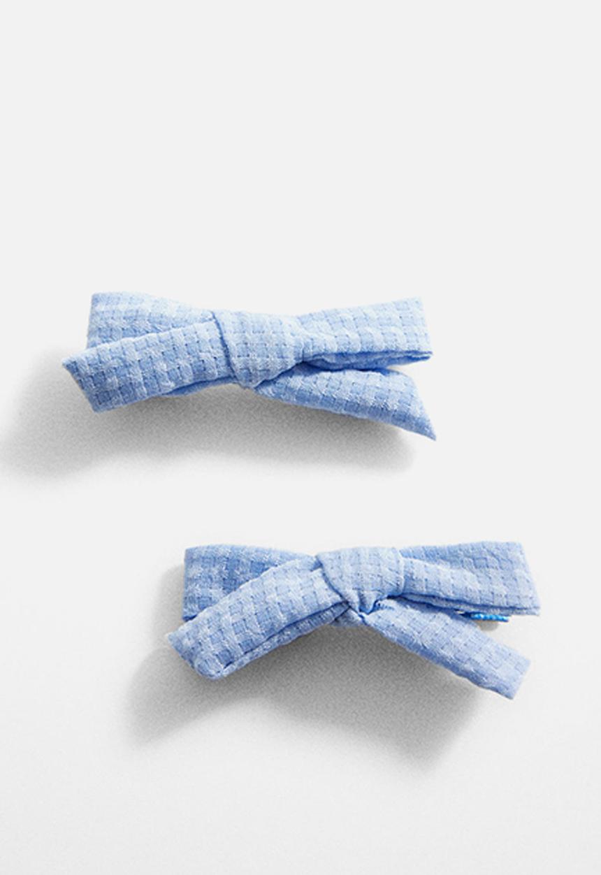 MANGO - Hairclip vichyc - sky-blue