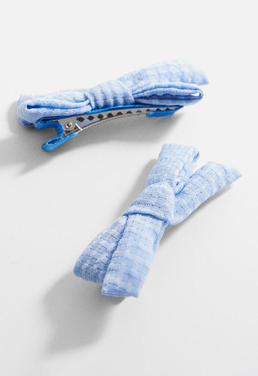 MANGO - Hairclip vichyc - sky-blue