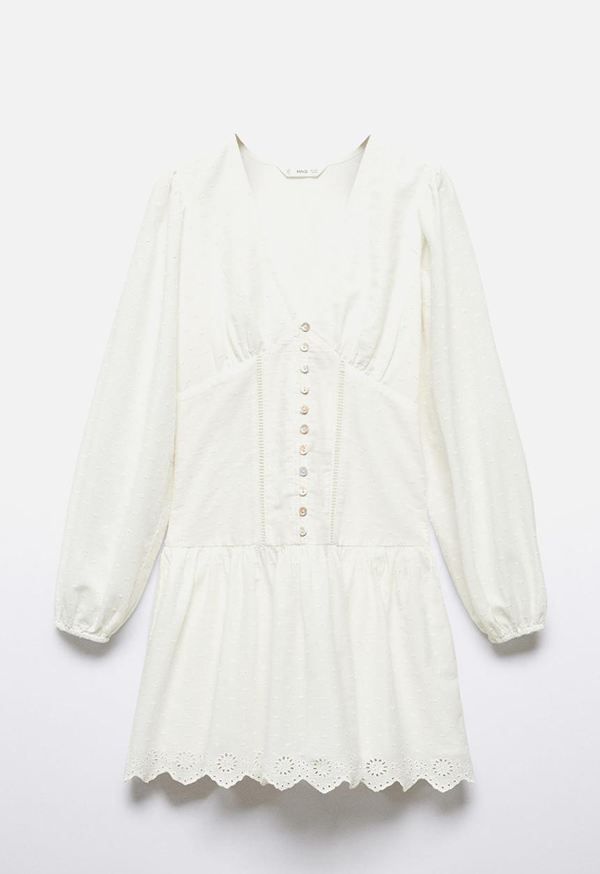 MANGO - Dress delhi - offwhite
