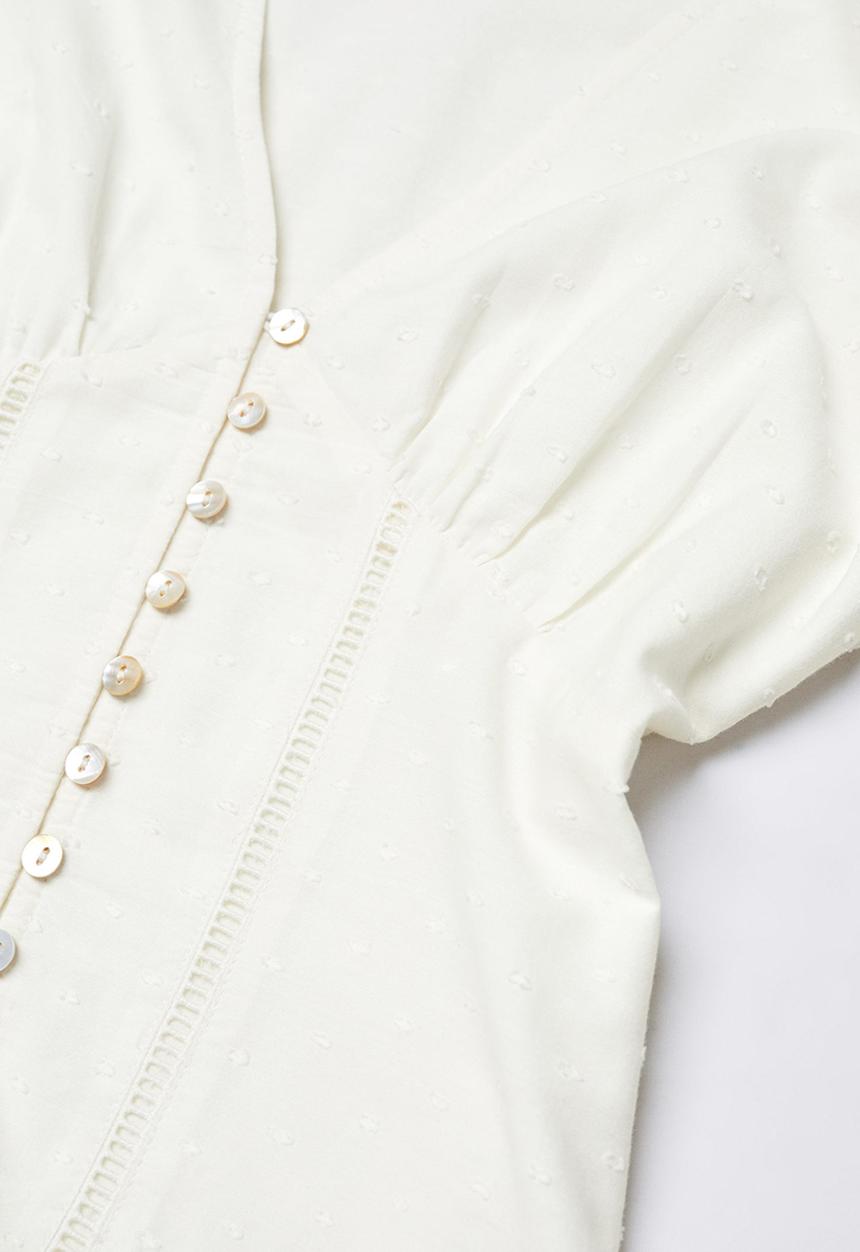 MANGO - Dress delhi - offwhite