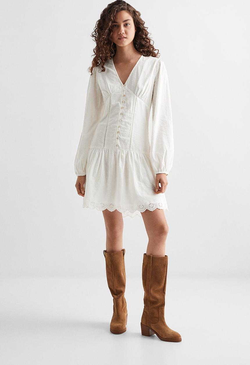 MANGO - Dress delhi - offwhite