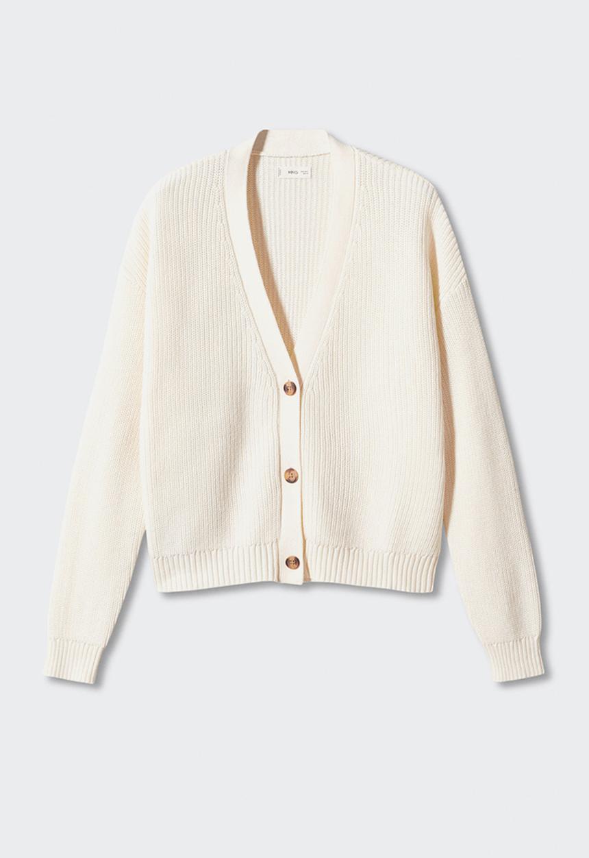 MANGO - Cardigan jaipur - light beige