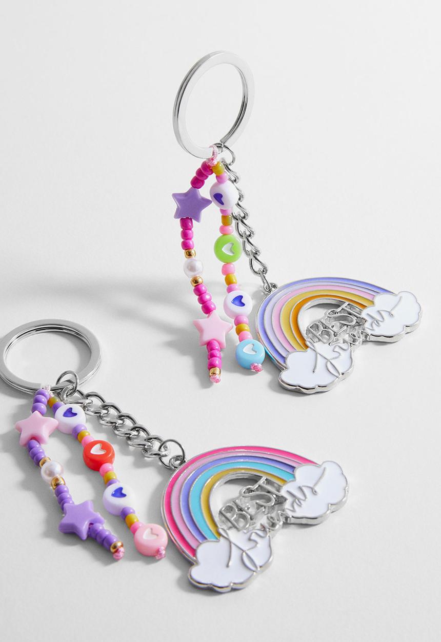 MANGO - Key ring mochia - pastel purple
