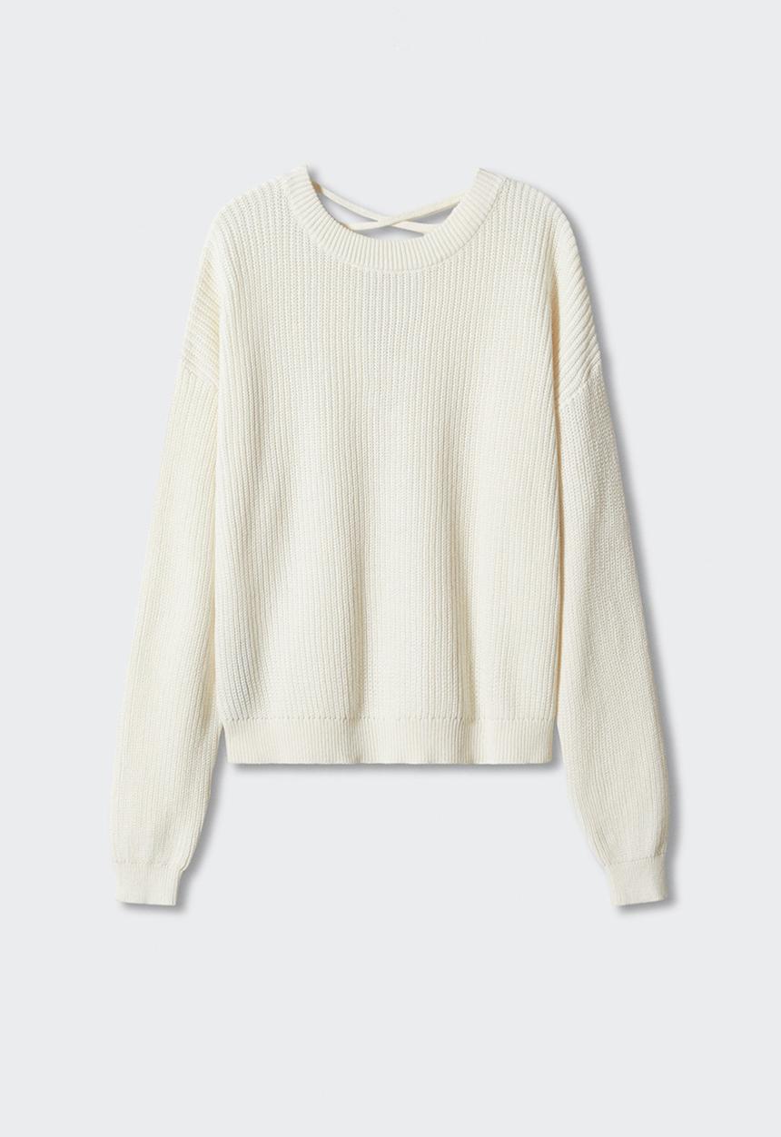 MANGO - Sweater curry - light beige