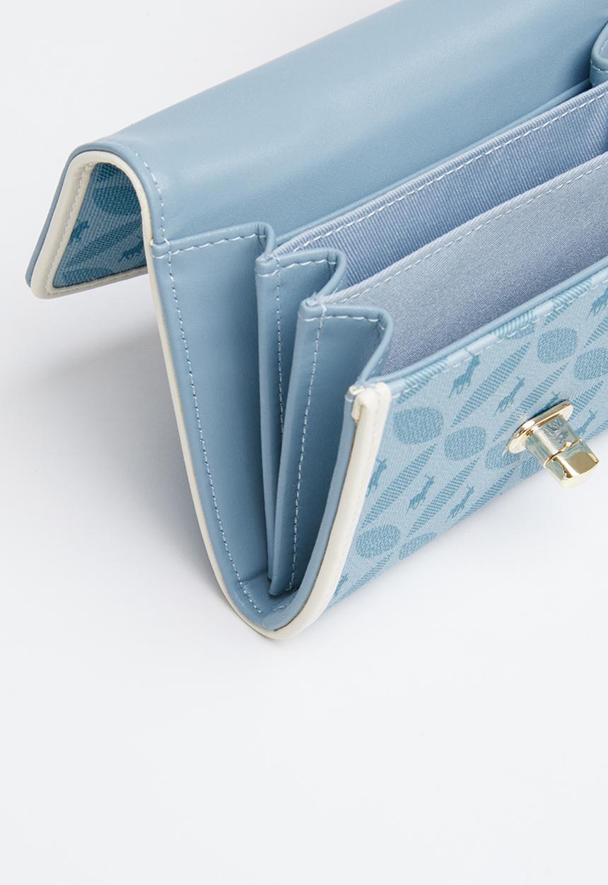 POLO - Compact turn lock clutch - blue