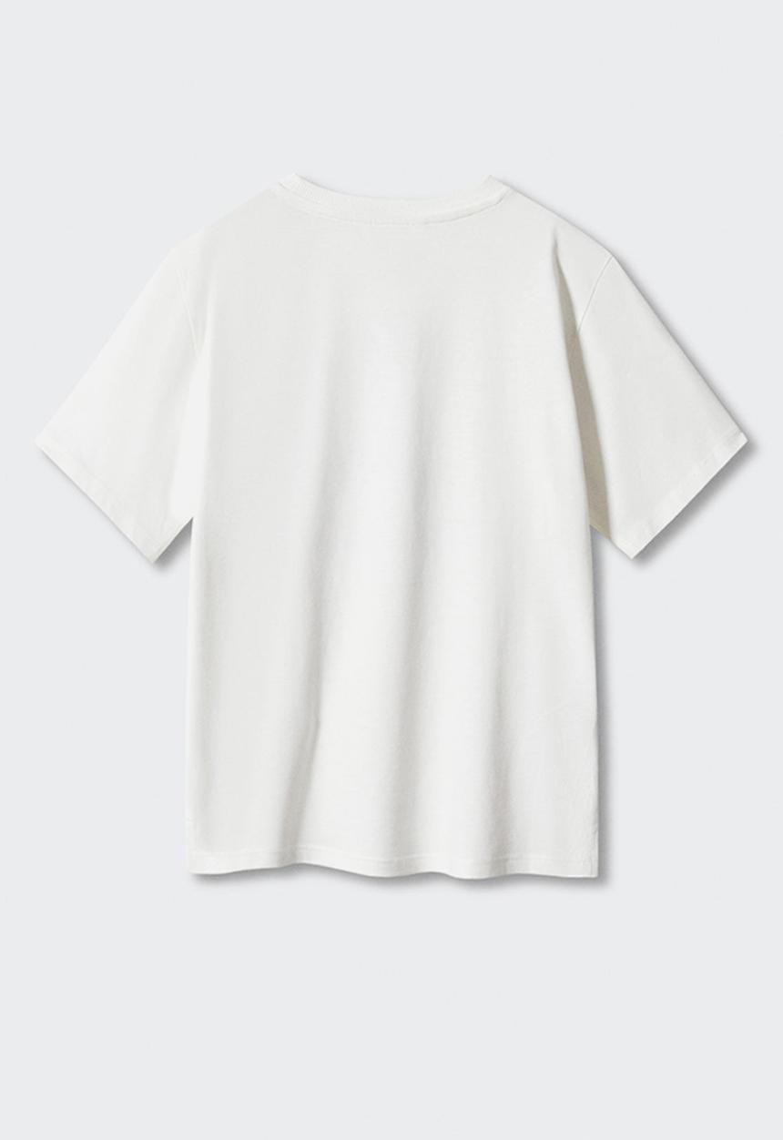MANGO - T-shirt rush - off white