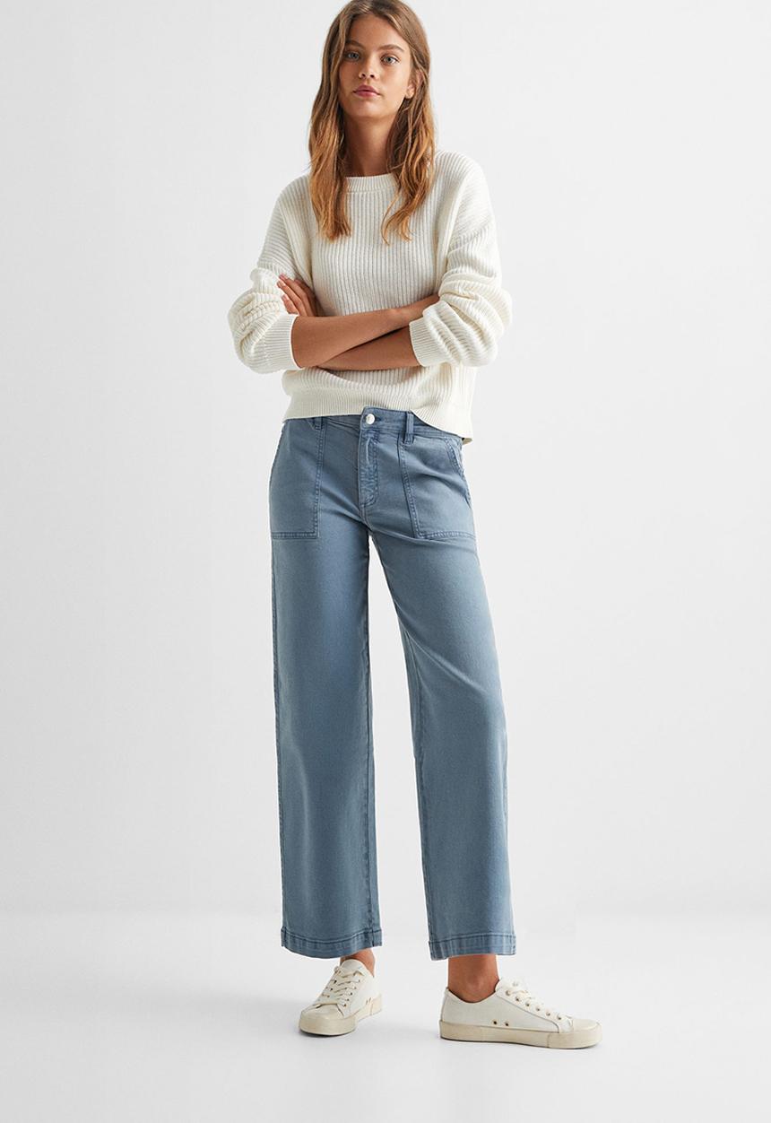 MANGO - Jeans utility - blue
