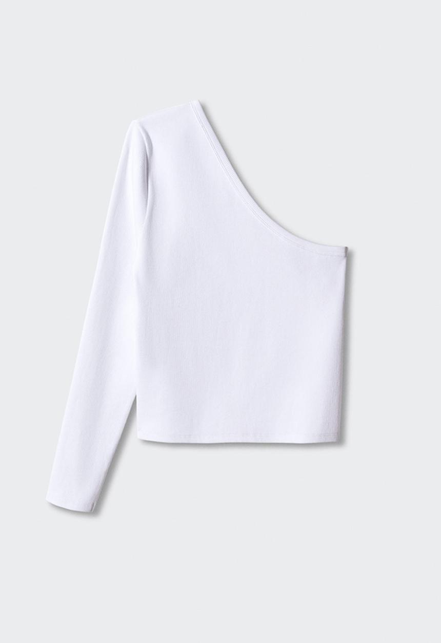 MANGO - T-shirt rock - off white
