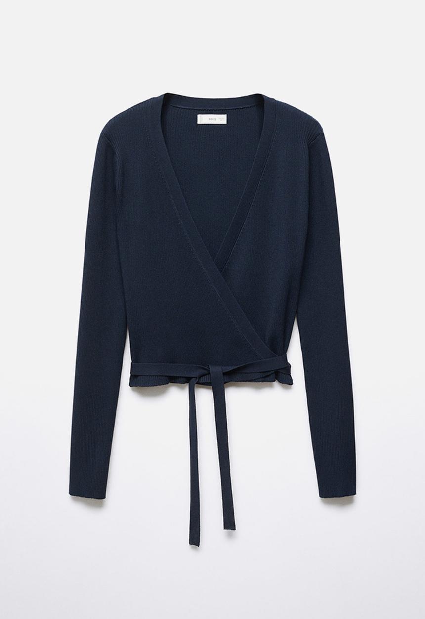 MANGO - Cardigan ballet - navy